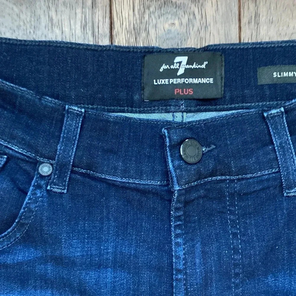 7 for all mankind luxe performance plus jeans size 34 - Picture 2 of 10